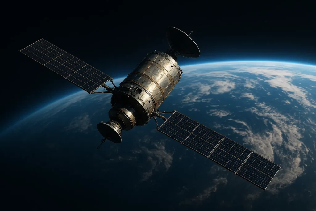 sonde spaciale satelite écraser sur terre